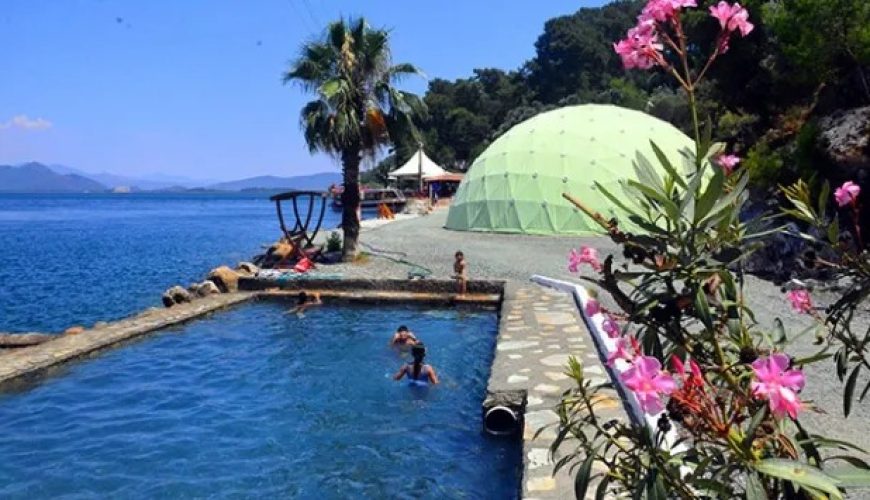 Soak in the ancient city’s thermal mud baths at Sultaniye Hot Springs